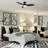  48" Ceiling Fan With Remote, Light Kit Included.-1177046073
