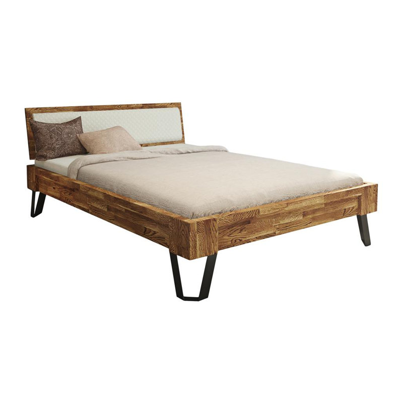 Fiddletown Solid Wood Bed, European Double (140 x 200 cm)