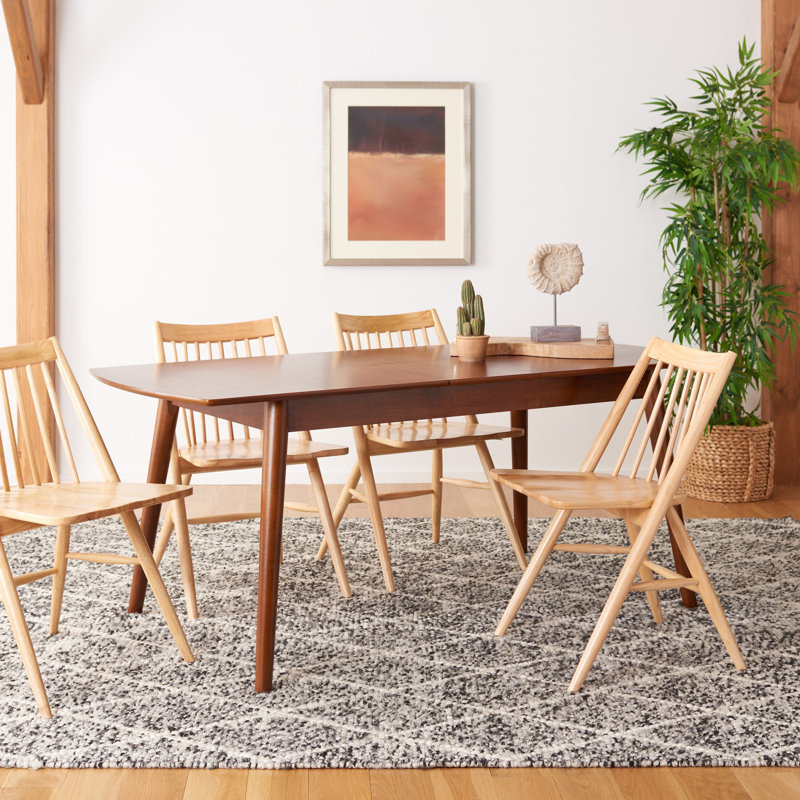 Fairfield 59.05'' Extendable Dining Table, Walnut