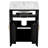 24" Bathroom Vanity with Ceramic Sink