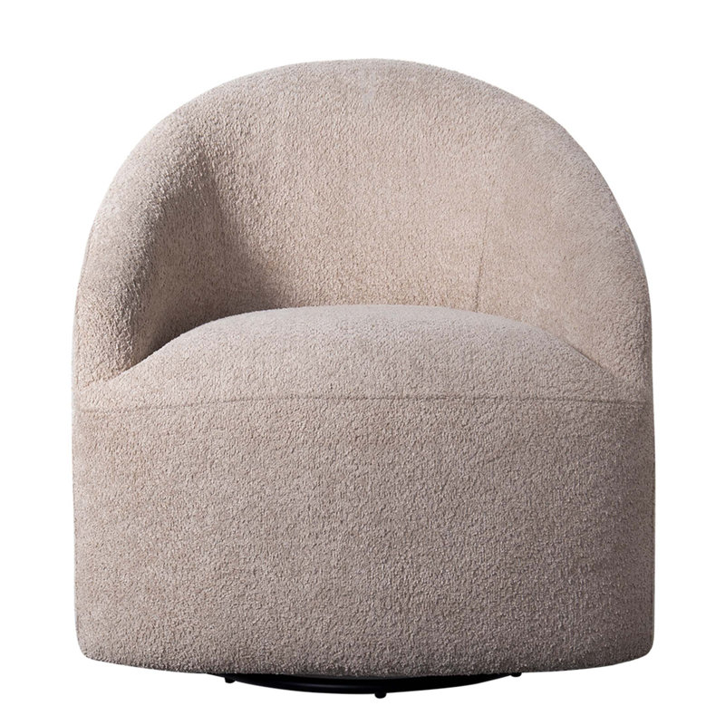 Chaise pivotante rembourrée à 360 degrés