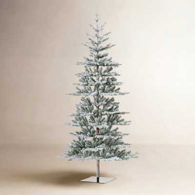 Johvan Frosted 10' Pre-Lit Fir Christmas Tree