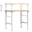Solid Wood Top Height-Adjustable Workbench-748784877-748784864