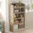 5-Shelf Multi-Functional Modern Wood Bookcase,-1759672750