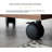 Adjustable C-Shaped Side Table With 360° Swivel And Wheels, Lightweight End Table For Sofa, Bedside, Living Room, And Small Spaces