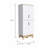 Rectangle Kitchen Pantry Light Oak And White