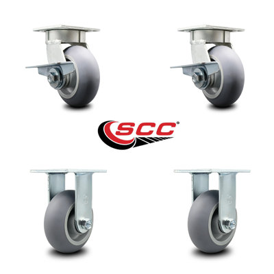 Kingpinless Thermoplastic Caster
