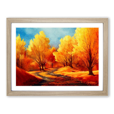 Forest In Autumn Vol.4 - Single Picture Frame Painting