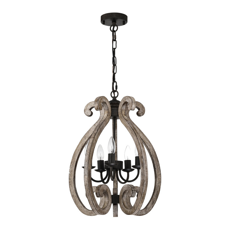 Luminaire suspendu lanterne 6 lumières