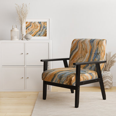 Fauteuil rembourré Mid-Century rembourré Mid-Century