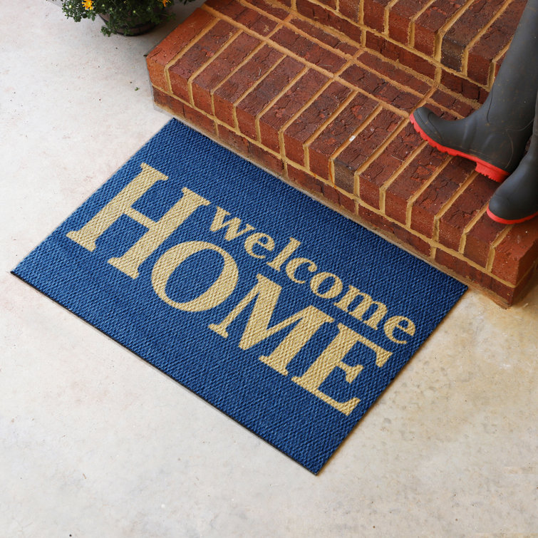 Gracie Oaks Kittleson Non-Slip Floral Outdoor Doormat & Reviews