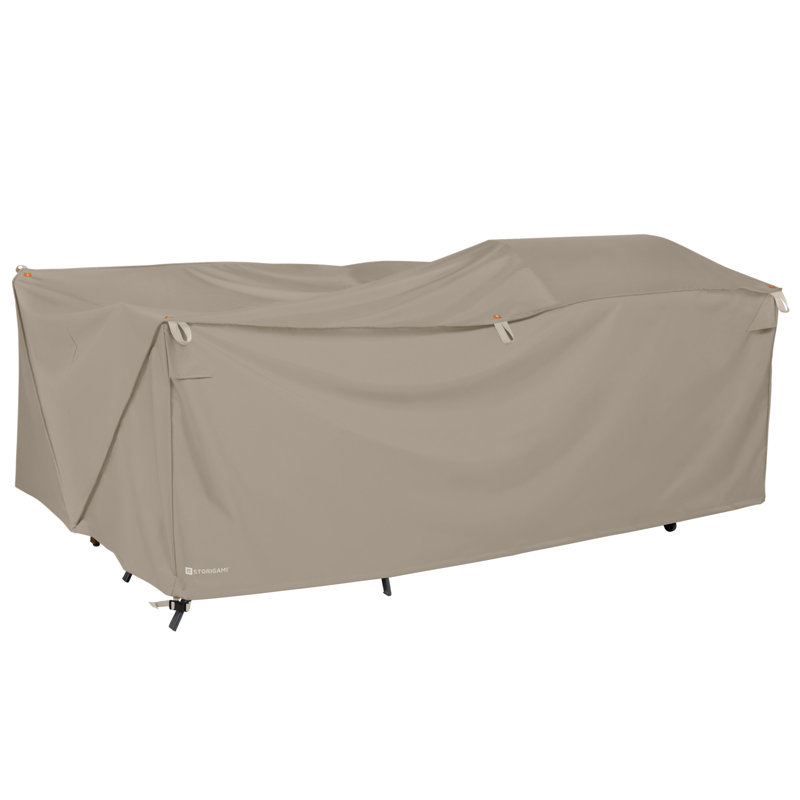 Ayvin Easy Fold Patio Furniture Cover, 35" H x 100" W x 70" D, Tan