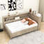 Lit de jour en bois 3 tiroirs avec tablettes-1802393664