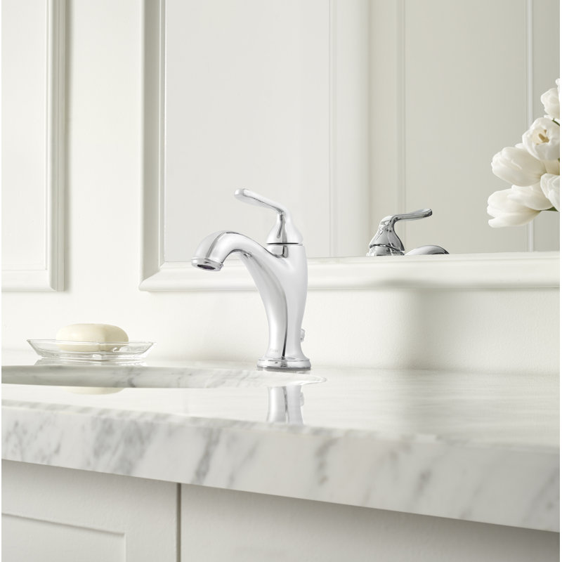 Robinet de baignoire romaine à fixation sur plateau à poignée simple Northcott, Chrome poli