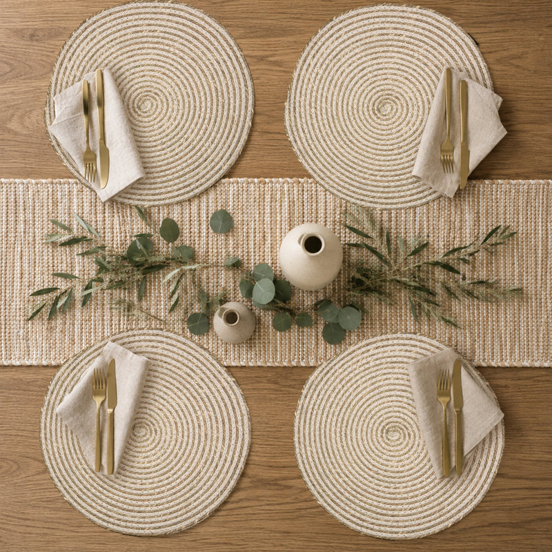 Seagrass Spiral Placemat Set