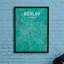 Berlin City Map - No Frame Print-802868988
