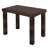 Brown Wicker Rectangular Outdoor Dining Table Bar Table