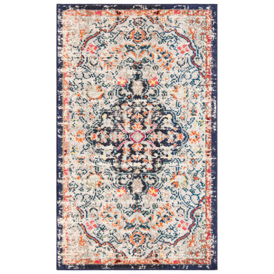Felty Oriental Beige Area Rug