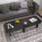 Modern Black Wooden Nesting Coffee Table Set