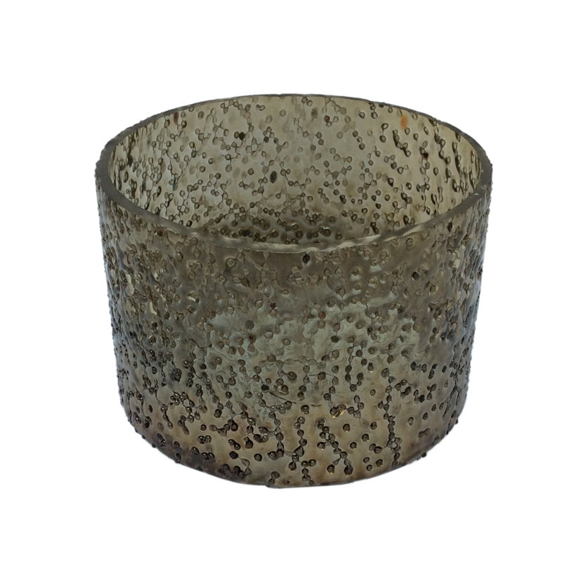 Dami Glass Table Vase, 3.5" H x 4" W x 4" D