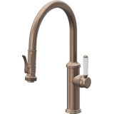 Davoli Kitchen Pull-Down Faucet with Squeeze Sprayer - Low Arc Spout