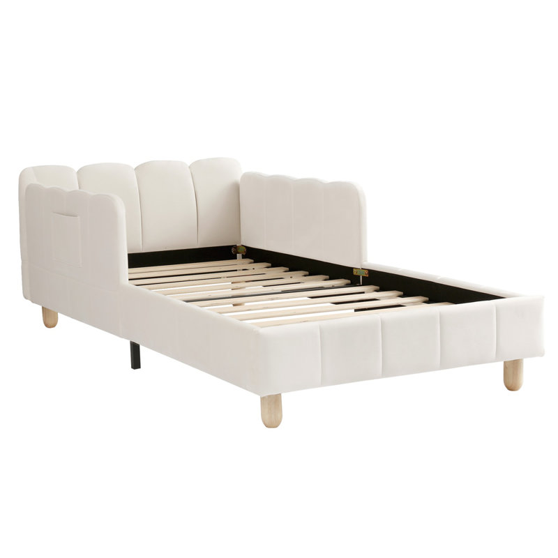 Bed, Beige