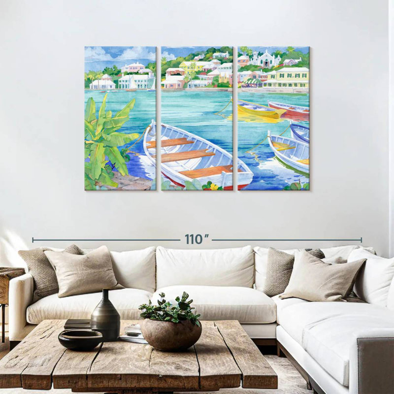 Mehar St. George Harbor, 48" H x 74" W
