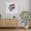 Impression d'art mural tigre rose-129773133