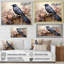 Corbeau murmure II - Corbeau, reproduction sur toile-1283345192-1283345194