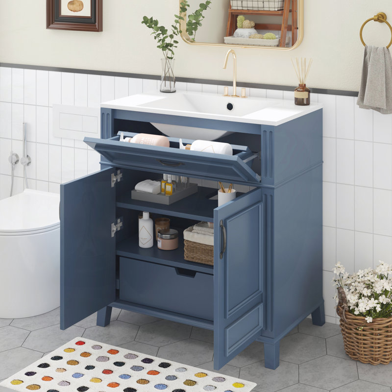 Meuble-lavabo 30 po avec lavabo en céramique