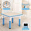 Ensemble de table et de chaises pour enfants, bureau à hauteur réglable avec 4 sièges pour les enfants de 2 à 10 ans, table de bricolage-107309383