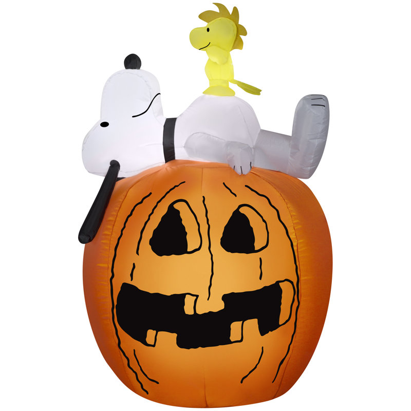 54 po Snoopy et Woodstock d'Halloween gonflable