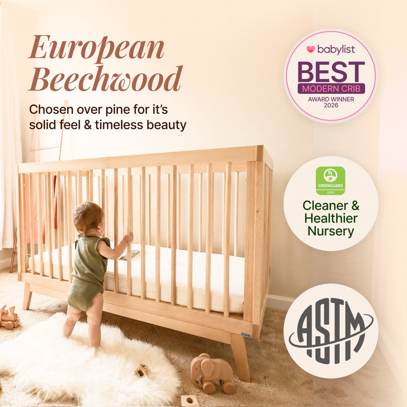 Soho 3-in-1 Convertible Crib, Natural