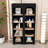 Set of 2 Modern 71.6"H X 39.1"W Freestanding 5 Tier Bookshelves with Adjustable Shelves and Anti-Tipping Design-1865845544