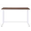 Bureau d'écriture en noyer avec port USB (bureau)-258274687