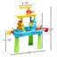 Table à 3 niveaux avec chaise Trimer Table de jeu et de plage pour l'intérieur et l'extérieur pour enfants Table de sable et d'eau pour les enfants de 3 à 5 ans 