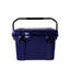 Glacière portative de 25 pintes (23 L) avec conservation du froid jusqu'à 5 jours, porte-gobelet et système de drainage rapide en forme de V. En plastique, idéale pour les activités de plein air, la plage et le camping.