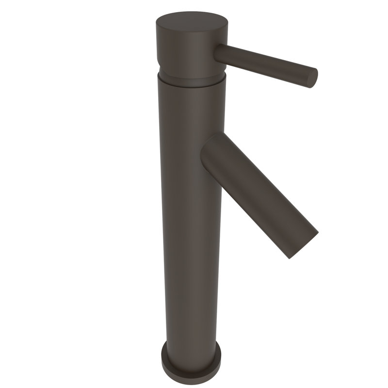East Linear Single Hole Vessel Faucet, Oil Rubbed Bronze