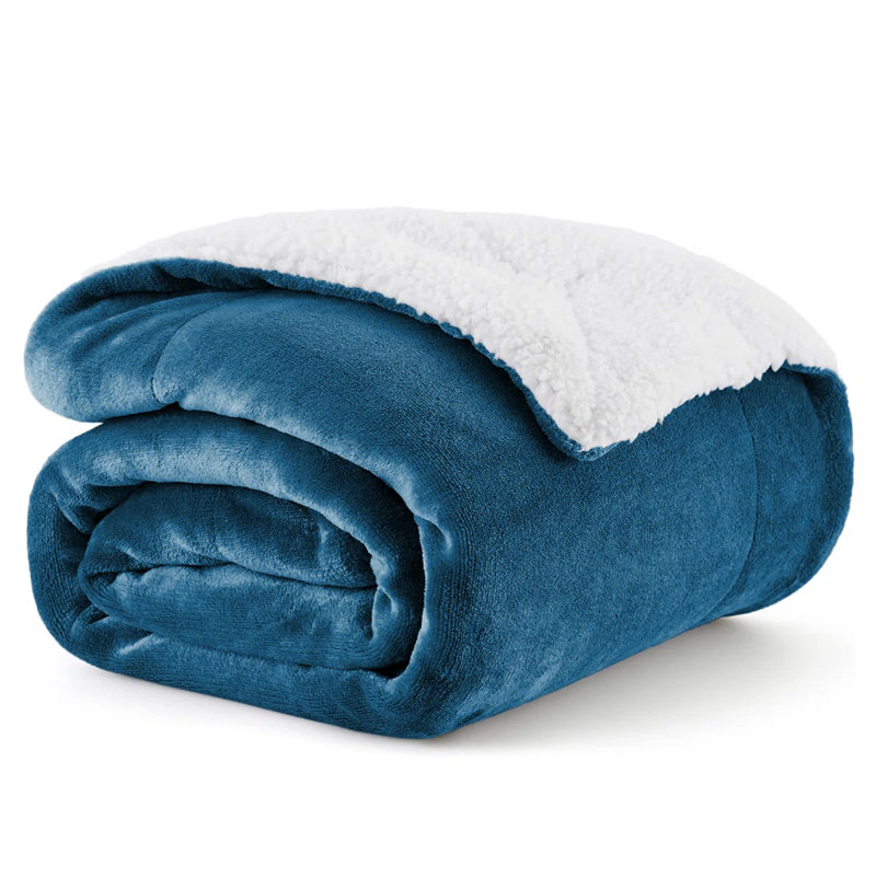 Couverture en molleton doux Microplush, Jeté, Bleu sarcelle