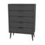 Fully Assembled Heda 5 - Drawer Chest of Drawers-1128292334