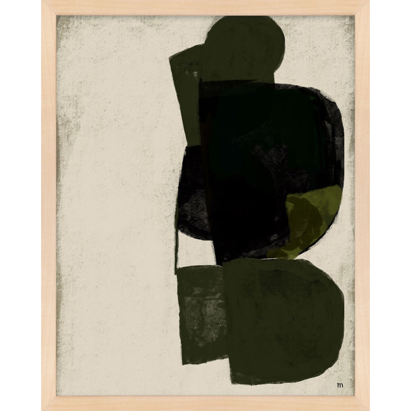 Eastbound Painting by StudioM, Black Framed Paper, 50" H x 40" W x 1.25" D