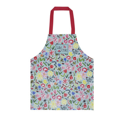 Floral Cotton Childrens Apron