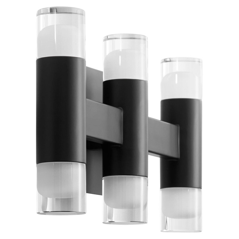 Hednesford 6LT LED VNTY - SN, Noir mat