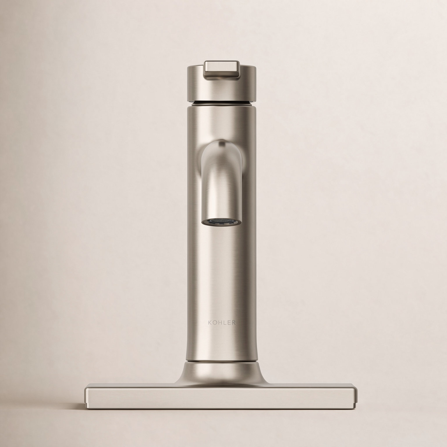 Venza Single-Handle Bathroom Sink Faucet, Vibrant Brushed Nickel