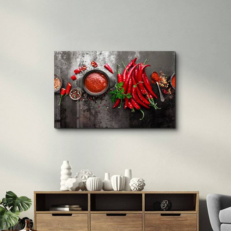 Elegant Tempered Glass Wall Art Painting, 13.8 x 21.7 inches | 100% Tempered Glass, Thickness: 0.16 inches | UV Printed for Vibrant Colors | Perfect for Home Decor, Living Room, & Office Spaces