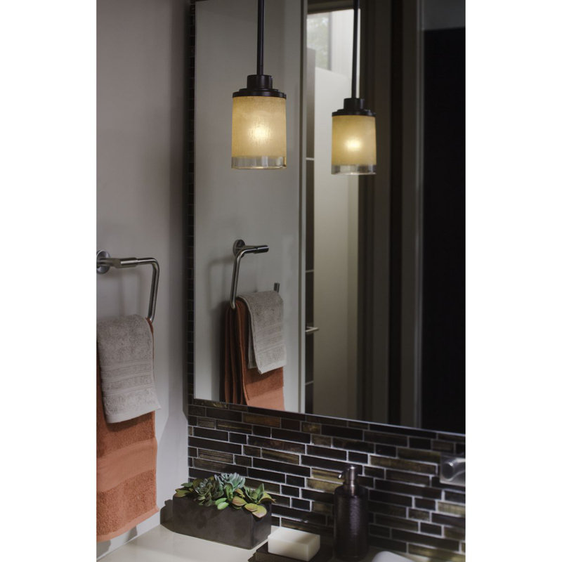 Luminaire suspendu à cylindre simple 1 lumières Nash