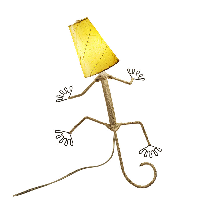 Lampe de lave 16 po salamandre salamandre, Jaune