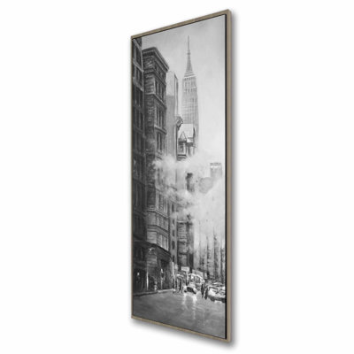 Morning in New York City Canvas - Framed Home Decor