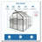 6x8 FT Polycarbonate Greenhouse Raised Base and Anchor Aluminum Heavy Duty Walk-in Greenhouses for Outdoor Backyard in All Season-121642255-121642253