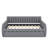 Full-Sized Upholstered Daybed With An Integrated Trundle-1998382366